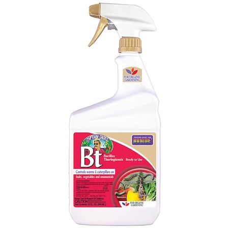 Bonide Products BT Thuricide Spray Organic Liquid Caterpillar Killer 32 oz 8066